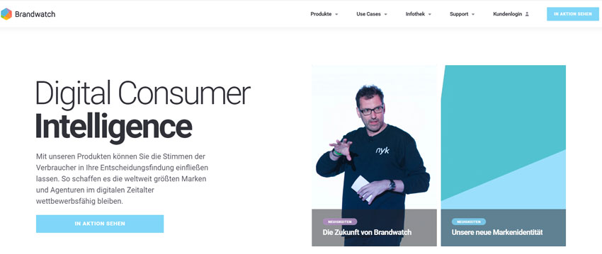 Social Media Monitoring durch Brandwatch