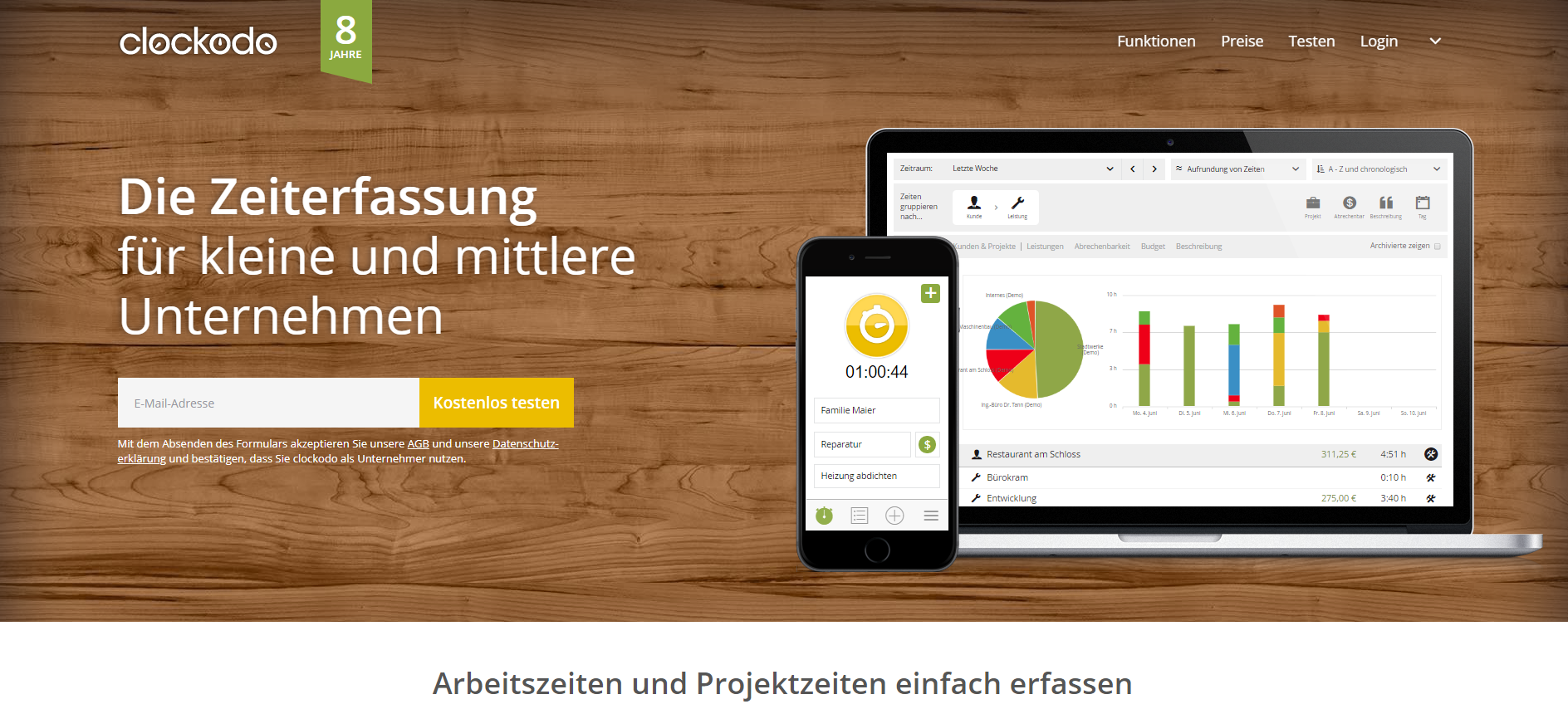 Clockodo Zeiterfassung