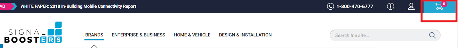 Design Website Warenkorb