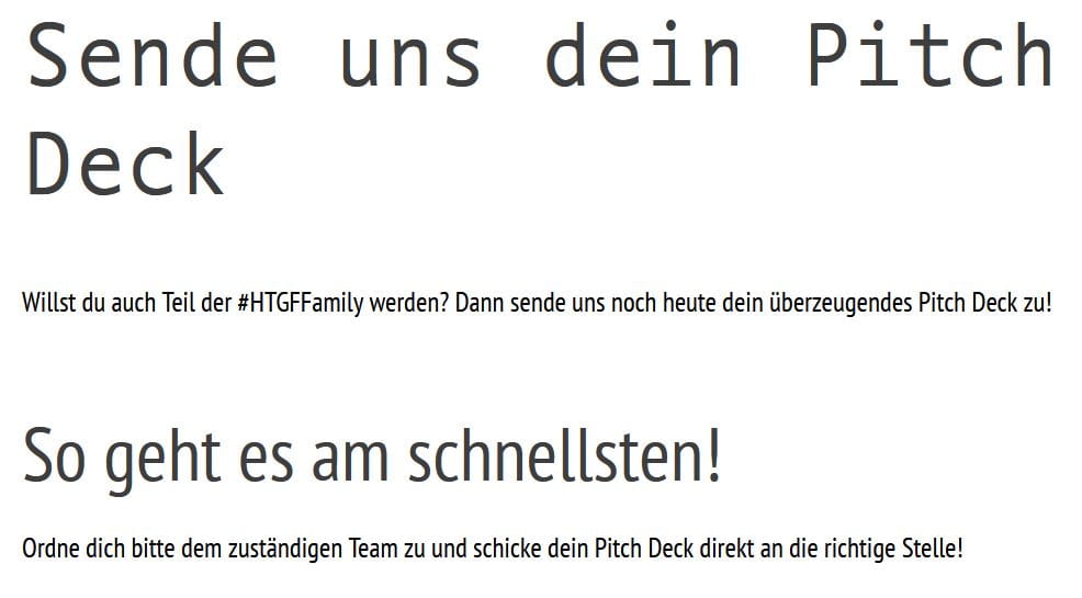 High-Tech Gruenderfonds beantragen