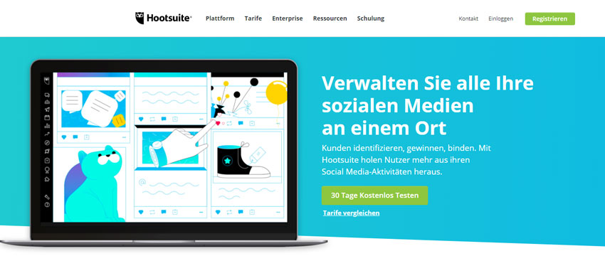Social Media Monitoring Hootsuite