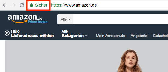SSL Verschluesselung für den Onlineshop