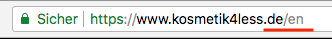 Domain mit Sprache