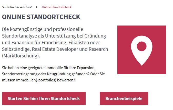 Standortanalyse Check