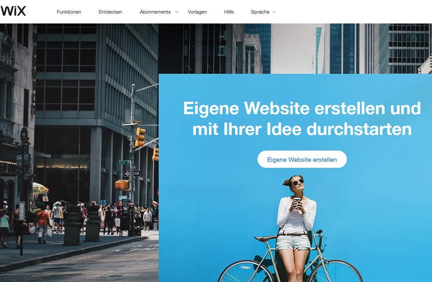 Wix Website erstellen