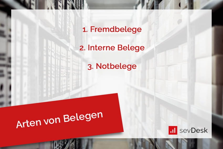 Arten von Belegen