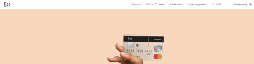 n26 Geschäftskonto
